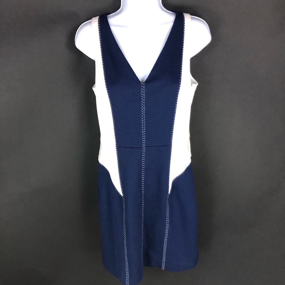 Cynthia Steffe Women's Blue White Dress 6 - Picture 1 of 5